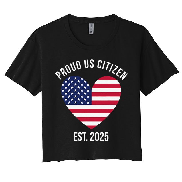 Us Citizenship 2025 Decoration American New Usa Citizen Gift Crop Top