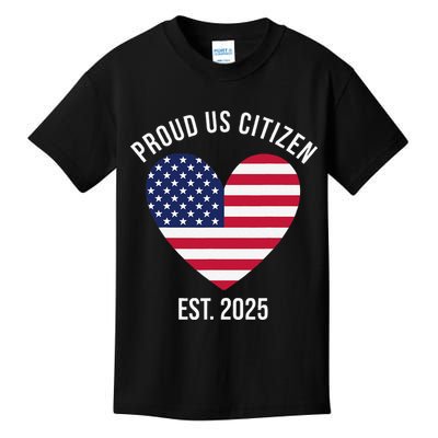 Us Citizenship 2025 Decoration American New Usa Citizen Gift Kids T-Shirt