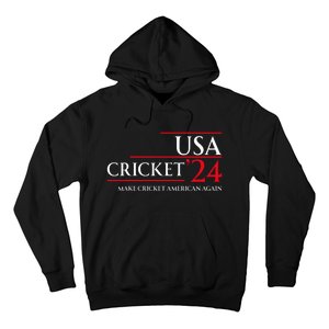 Usa Cricket 24 Make Cricket American Again Hoodie