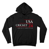 Usa Cricket 24 Make Cricket American Again Hoodie