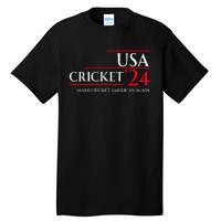 Usa Cricket 24 Make Cricket American Again Tall T-Shirt