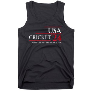 Usa Cricket 24 Make Cricket American Again Tank Top