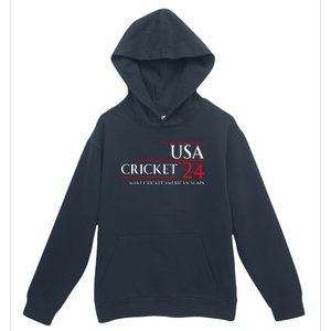 Usa Cricket 24 Make Cricket American Again Urban Pullover Hoodie