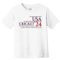 Usa Cricket 24 Make Cricket American Again Toddler T-Shirt