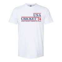 Usa Cricket 24 Make Cricket American Again Softstyle CVC T-Shirt