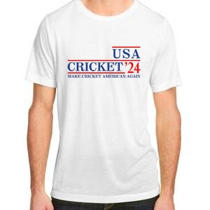 Usa Cricket 24 Make Cricket American Again Adult ChromaSoft Performance T-Shirt