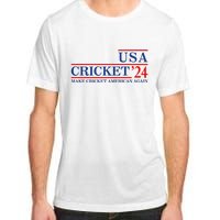 Usa Cricket 24 Make Cricket American Again Adult ChromaSoft Performance T-Shirt