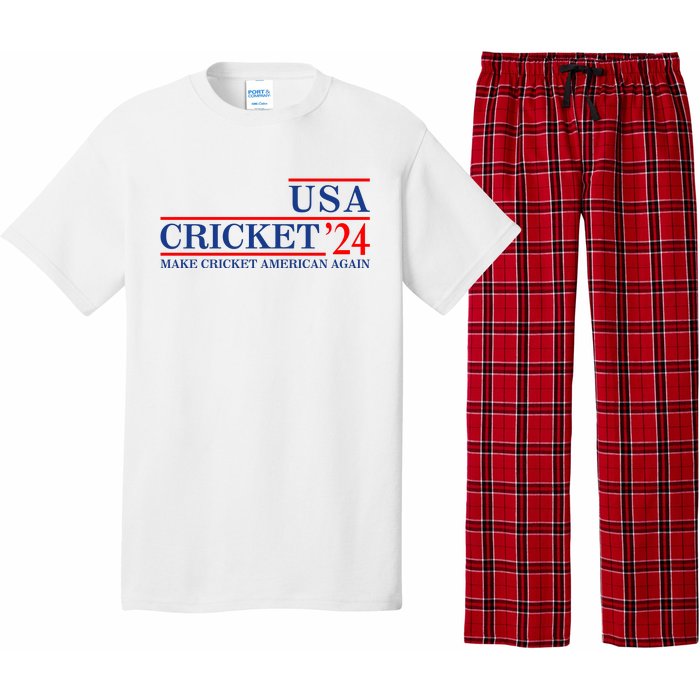 Usa Cricket 24 Make Cricket American Again Pajama Set