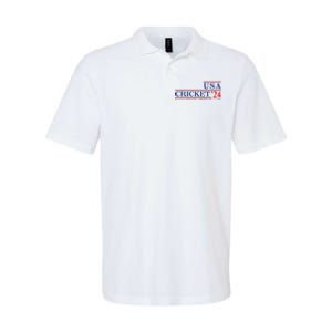 Usa Cricket 24 Make Cricket American Again Softstyle Adult Sport Polo