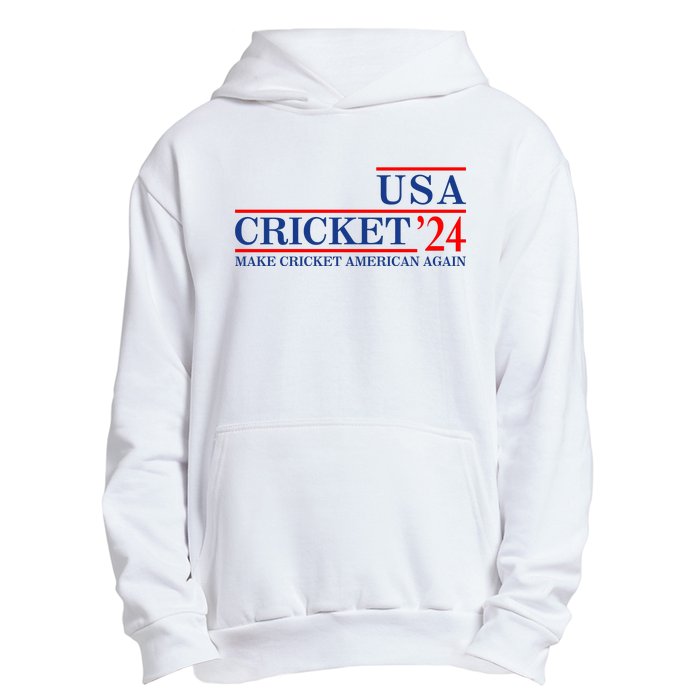 Usa Cricket 24 Make Cricket American Again Urban Pullover Hoodie