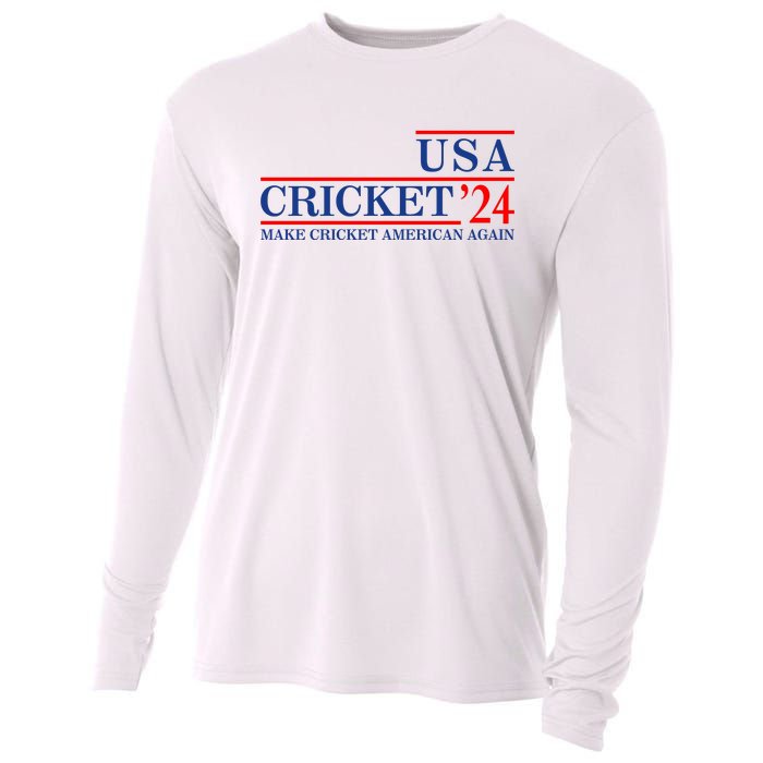 Usa Cricket 24 Make Cricket American Again Cooling Performance Long Sleeve Crew