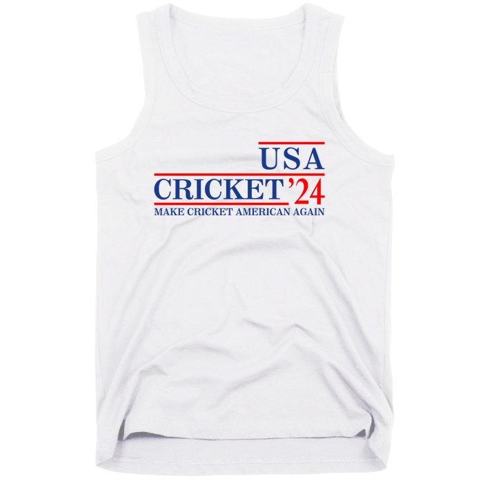 Usa Cricket 24 Make Cricket American Again Tank Top