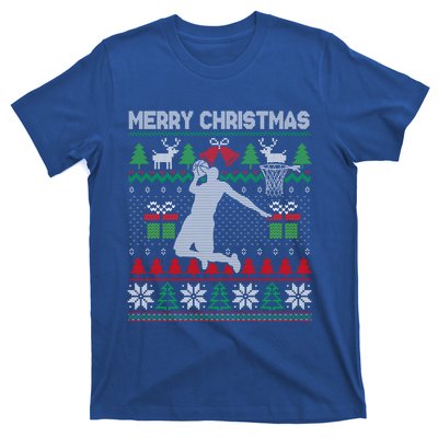 Ugly Christmas 2020 Basketball Player Santa Xmas Costume Cute Gift T-Shirt