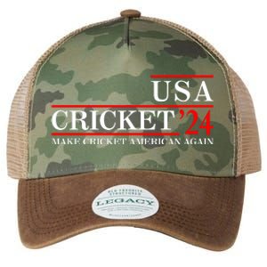 Usa Cricket 24 Make Cricket American Again Funny Cricket Player Cricket Usa Team Legacy Tie Dye Trucker Hat