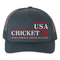 Usa Cricket 24 Make Cricket American Again Funny Cricket Player Cricket Usa Team Yupoong Adult 5-Panel Trucker Hat