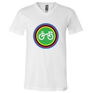 Uci Cycling Addict V-Neck T-Shirt