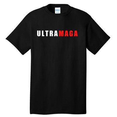 Ultra MAGA Conservative Anti Biden Tall T-Shirt