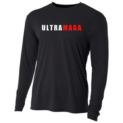 Ultra MAGA Conservative Anti Biden Cooling Performance Long Sleeve Crew