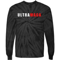 Ultra MAGA Conservative Anti Biden Tie-Dye Long Sleeve Shirt