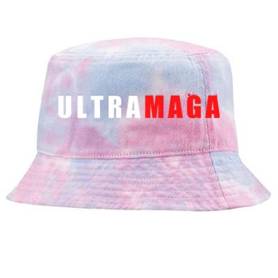 Ultra MAGA Conservative Anti Biden Tie-Dyed Bucket Hat