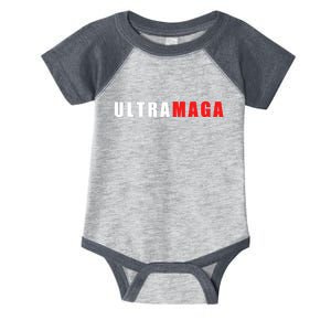 Ultra MAGA Conservative Anti Biden Infant Baby Jersey Bodysuit