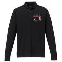 Ugly Christmas Amazing Cute Funny Gift Duck Hunter Deer Hunting Performance Long Sleeve Polo