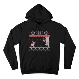 Ugly Christmas Amazing Cute Funny Gift Duck Hunter Deer Hunting Hoodie