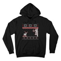 Ugly Christmas Amazing Cute Funny Gift Duck Hunter Deer Hunting Hoodie