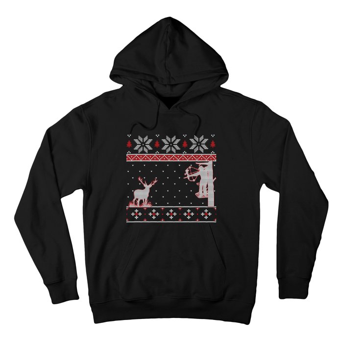 Ugly Christmas Amazing Cute Funny Gift Duck Hunter Deer Hunting Hoodie