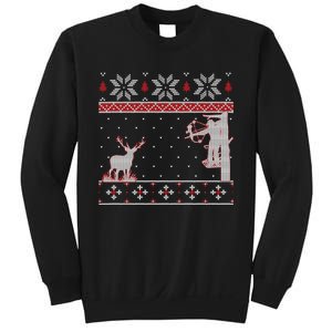 Ugly Christmas Amazing Cute Funny Gift Duck Hunter Deer Hunting Sweatshirt