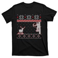 Ugly Christmas Amazing Cute Funny Gift Duck Hunter Deer Hunting T-Shirt