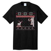 Ugly Christmas Amazing Cute Funny Gift Duck Hunter Deer Hunting Tall T-Shirt