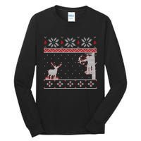 Ugly Christmas Amazing Cute Funny Gift Duck Hunter Deer Hunting Tall Long Sleeve T-Shirt