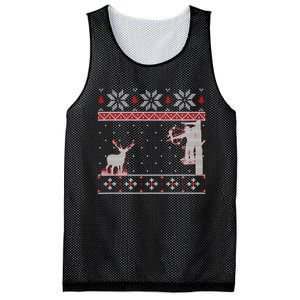 Ugly Christmas Amazing Cute Funny Gift Duck Hunter Deer Hunting Mesh Reversible Basketball Jersey Tank