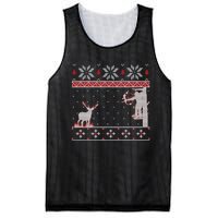 Ugly Christmas Amazing Cute Funny Gift Duck Hunter Deer Hunting Mesh Reversible Basketball Jersey Tank