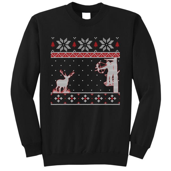 Ugly Christmas Amazing Cute Funny Gift Duck Hunter Deer Hunting Tall Sweatshirt