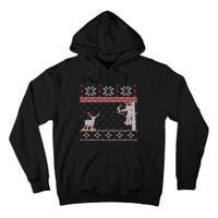 Ugly Christmas Amazing Cute Funny Gift Duck Hunter Deer Hunting Tall Hoodie