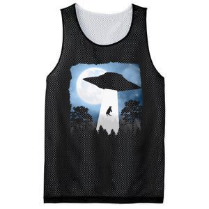 Ufo Cow Abduction Funny Sci Fi Alien Space Mesh Reversible Basketball Jersey Tank