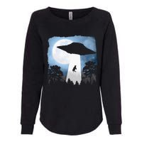 Ufo Cow Abduction Funny Sci Fi Alien Space Womens California Wash Sweatshirt