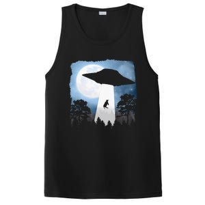 Ufo Cow Abduction Funny Sci Fi Alien Space PosiCharge Competitor Tank