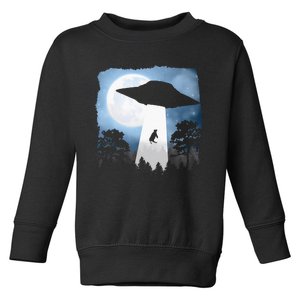 Ufo Cow Abduction Funny Sci Fi Alien Space Toddler Sweatshirt