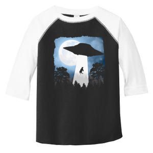 Ufo Cow Abduction Funny Sci Fi Alien Space Toddler Fine Jersey T-Shirt