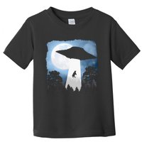 Ufo Cow Abduction Funny Sci Fi Alien Space Toddler T-Shirt