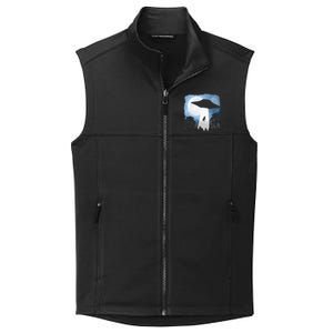 Ufo Cow Abduction Funny Sci Fi Alien Space Collective Smooth Fleece Vest