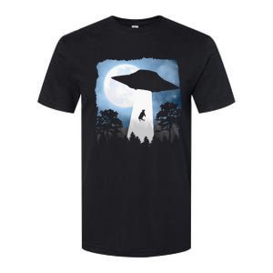 Ufo Cow Abduction Funny Sci Fi Alien Space Softstyle® CVC T-Shirt