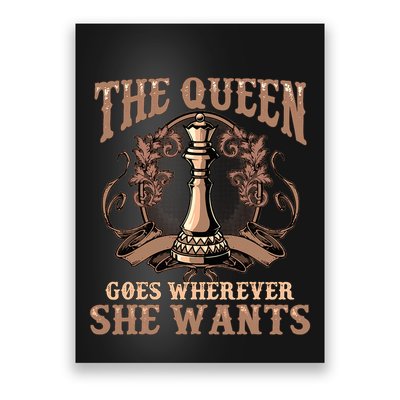 Unique Chess Art Chess Lover Chess Player Poster