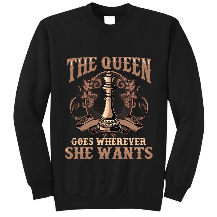 Unique Chess Art Chess Lover Chess Player Tall Sweatshirt
