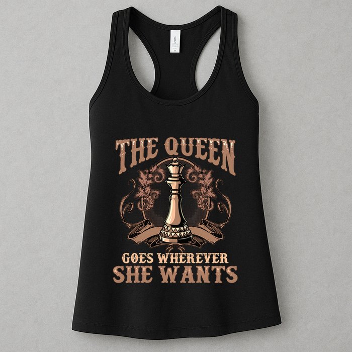 Unique Chess Art Chess Lover Chess Player Womens Tank Top