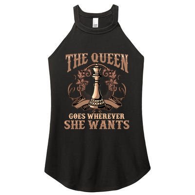 Unique Chess Art Chess Lover Chess Player Women's Perfect Tri Rocker Tank