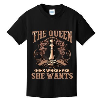 Unique Chess Art Chess Lover Chess Player Kids T-Shirt